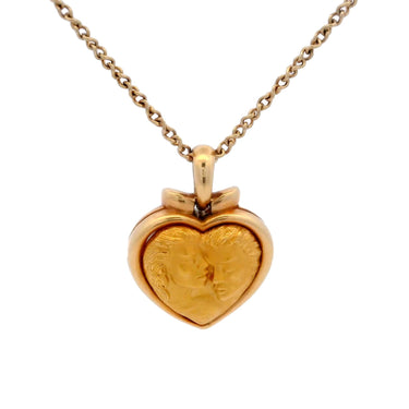 Carrera y Carrera Romeo and Juliet Heart Necklace in 18K Gold