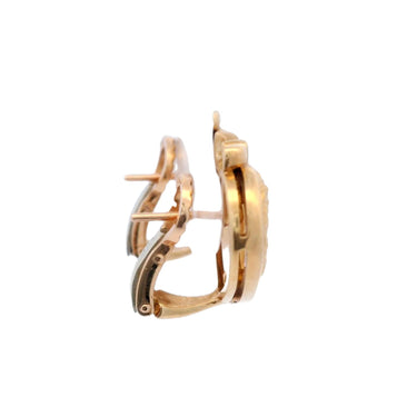 Carrera y Carrera Romeo and Juliet Heart Clip On Earrings in 18K Yellow Gold