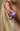 Jar Aluminum Pansy Earrings Paris 18K Yellow Gold Clip ons