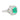 Estate Emerald Diamond Cocktail Ring Platinum ~1.96ctw Size 9