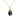 Schlumberger Tiffany & Co. Lapis Lazuli Egg Pendant Necklace 18K Yellow Gold