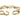 Vintage Chunky Gold Bracelet Uno A Erre 14K Two Tone Gold Bracelet