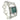 Vintage Gucci Horsebit Watch 18K Diamond White Gold Malachite Dial