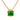 Vintage 20K Jade Dragon Pendant Necklace Yellow Gold