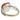 Pomellato Coral Capri Ring Diamond Shoulders 18K White Gold