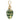 Vintage 18K Puffy Heart Pendant Plique A Jour Enamel with Diamonds Yellow Gold