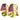 Vintage 18K Amethyst & Peridot Earrings 18K Yellow Gold