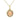 Effy 14K Diamond Coral Pendant Yellow gold 18" ~2.38ctw