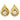 Tiffany & Co. Diamond Teardrop Vintage Earrings 18K Yellow Gold Cluster Earrings