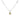 18K Yellow Diamond Halo Pendant Necklace White Gold Diamond Station Chain