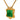 Vintage 20K Jade Dragon Pendant Necklace Yellow Gold