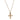 James Avery Cross Charm Pendant Choker Necklace 14K Yellow Gold