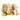 Vintage 18K Amethyst & Peridot Earrings 18K Yellow Gold