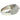 Bulgari Ruby Diamond Pavé Ring 18K White Gold