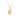 Effy 14K Diamond Coral Pendant Yellow gold 18" ~2.38ctw