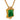 Vintage 20K Jade Dragon Pendant Necklace Yellow Gold