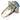 Chaumet Paris Burma No-Heat Sapphire & Diamond Cluster Ring Platinum