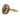Victorian 18K Diamond Cluster Ring Catseye Chrysoberyl Yellow Gold ~2.26ctw