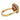 18K Ruby Diamond Halo Ring Estate Yellow Gold Size 6 ~2.59ctw