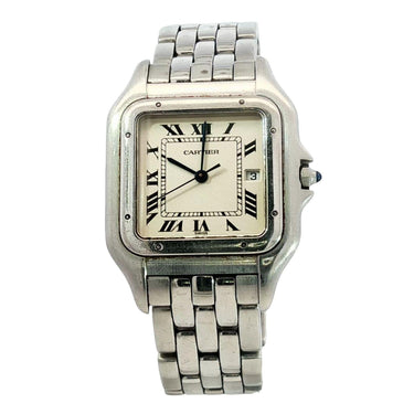 Cartier Jumbo Panthere Vintage Ref 1300 Stainless Steel Quartz
