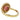 18K Ruby Diamond Halo Ring Estate Yellow Gold Size 6 ~2.59ctw