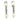 Bulgari Pearl Diamond Earrings Passo Doppio Drop Earrings 18K White Gold