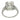 Vintage Elongated Emerald Cut Diamond Engagement Ring Platinum ~3.69ctw