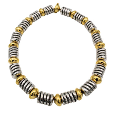 Marina B Yellow Gold White Gold 18K Helix Choker Necklace