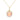 Effy 14K Diamond Coral Pendant Yellow gold 18" ~2.38ctw