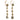 Victorian Diamond Drop Earrings 18K Silver Topped ~2.24ctw