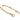 Bulgari 18K Yellow Gold Rolo Chain Necklace, Adjustable Length 25"