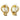 Bulgari 1970s Earrings Carved Rock Crystal 18K Yellow Gold Clip-Ons