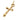 18K Gold Cross Charm Pendant Yellow gold
