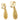 Seaman Schepps Lightship Drop Earrings in 18K Yellow Gold