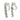 Cartier Reflection de Cartier Diamond Drop Earrings 18K White Gold