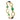 Van Cleef & Arpels Chrysoprase Lapis Lazuli 18K Yellow Gold French Bracelet