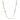 Art Deco Platinum Watch chain Bezel Set Diamond Link Necklace 17.5" Circa 1920s