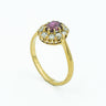 Victorian 18 Karat Old Cut Ruby and Diamond Cluster Ring