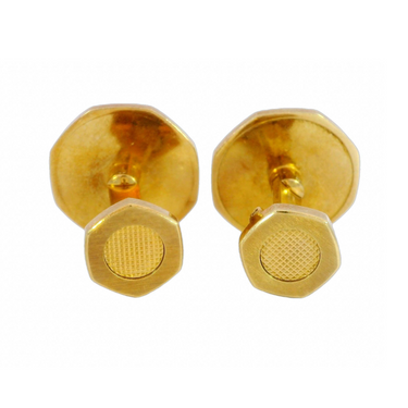 Rare Vintage Audemars Piguet Cufflinks in 18K Yellow Gold