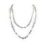 Diamond by the Yard Necklace Modern 18K White Gold ~27.69ctw Diamonds 32" Length