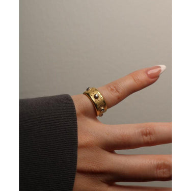 Buccellati Macri Diamond Ring by Gianmaria Buccellati 18K Yellow Gold Sz 4.5