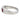 Platinum Three Stone Gypsy Ring Rubies Diamond Center Late Deco 1950's