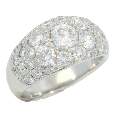 Estate Diamond Cluster Ring Platinum Size 6.5 ~2.23ctw