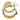 Bulgari Alveare Parentesi Hoop Earrings 18K Yellow Gold