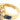 Estate Sapphire Diamond Cluster Ring 18K Yellow Gold ~3.77ctw