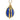 Schlumberger Tiffany & Co. Lapis Lazuli Egg Pendant Necklace 18K Yellow Gold