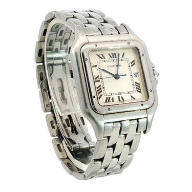 Cartier Jumbo Panthere Vintage Ref 1300 Stainless Steel Quartz