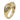 Bulgari Naturalia Diamond Ring 18K Tri Color Gold Ruby Eyes Size 6.25
