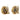 Vintage Two-Tone Diamond Cluster Earrings in 18K Gold ~ 2.3 CTW