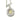 18K Yellow Diamond Halo Pendant Necklace White Gold Diamond Station Chain